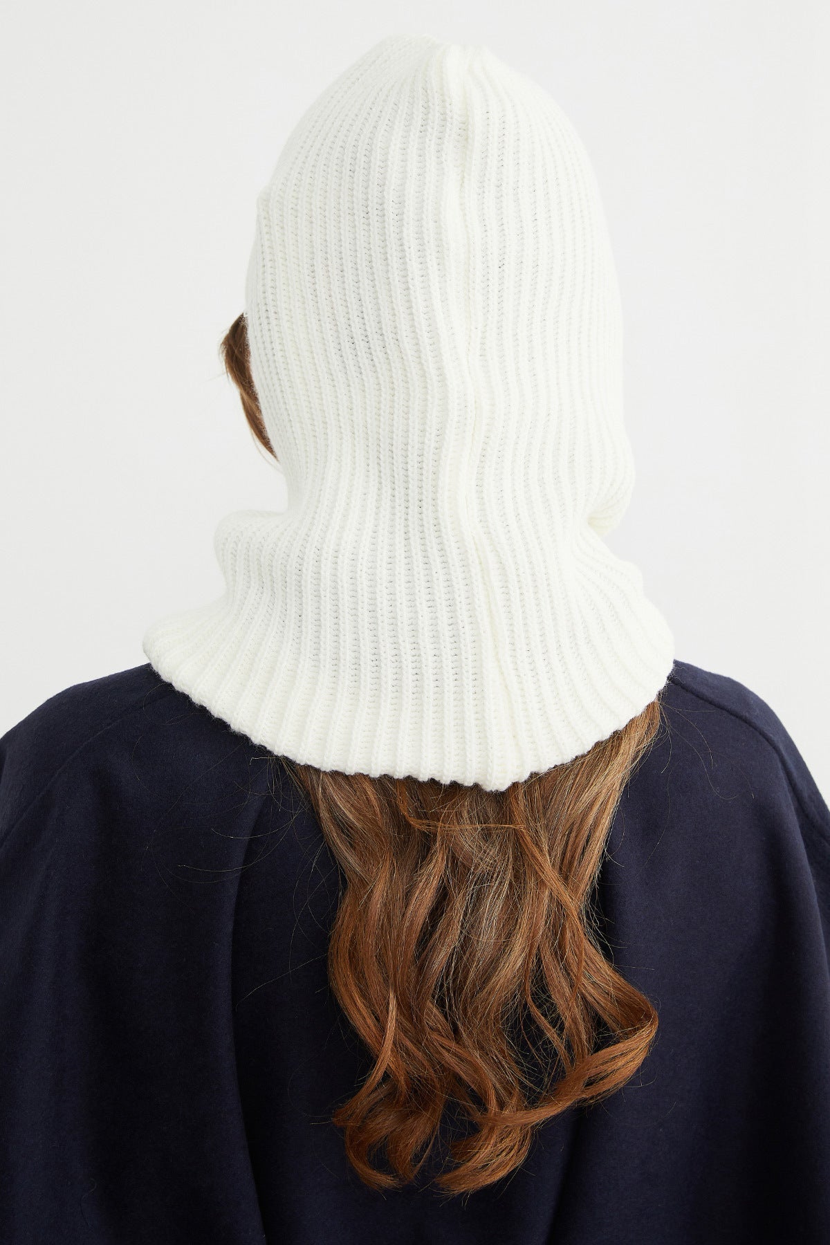 Basic Lace-Up Knitwear Balaklava Beanie - MALLTURK