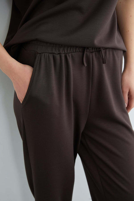 Basic Long Sleeve Modal 2-Piece Set - MALLTURK
