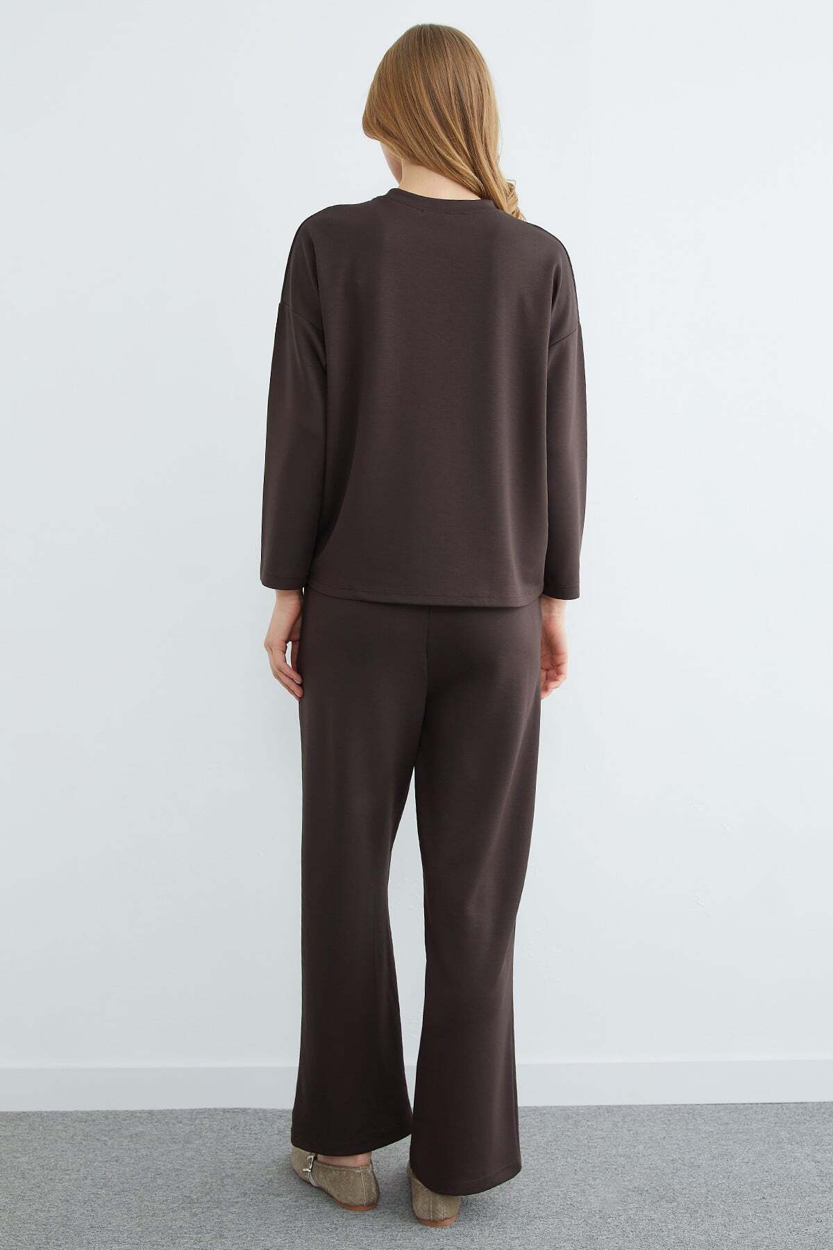 Basic Long Sleeve Modal 2-Piece Set - MALLTURK