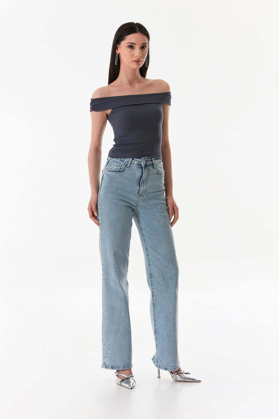 Basic Madonna Collar Modal Blouse - MALLTURK