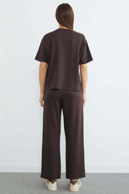 Basic Short Sleeve Modal 2-Piece Set - MALLTURK