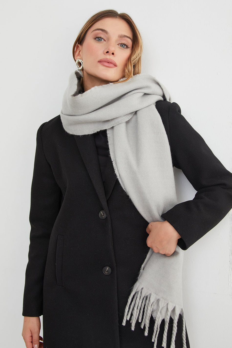 Basic Tasseled Shawl - MALLTURK