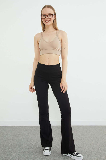 Basic Thin Strap Covered Bustier - MALLTURK