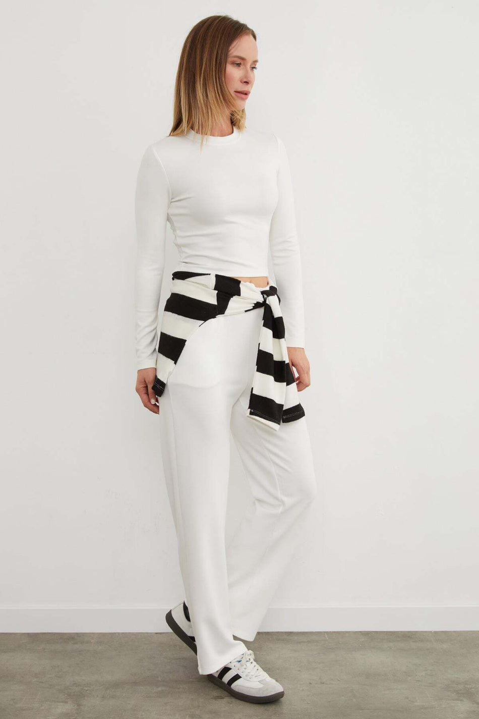 Basic Tie-Waist 2-Piece Modal Set - MALLTURK