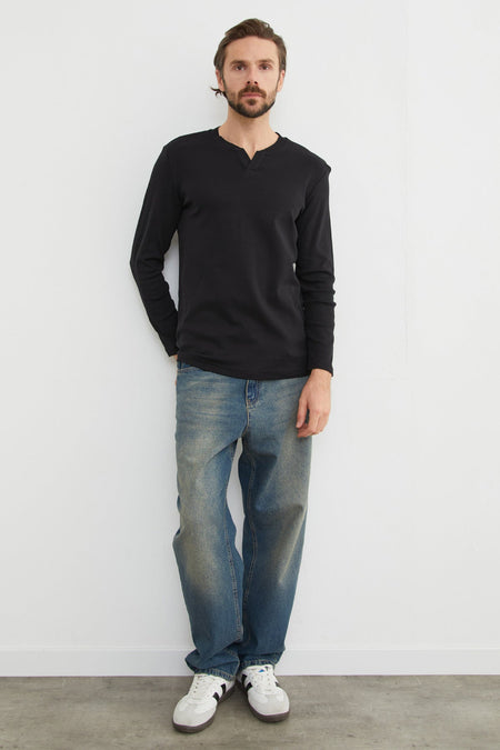 Basic V-Neck Ribbed Bodysuit - MALLTURK