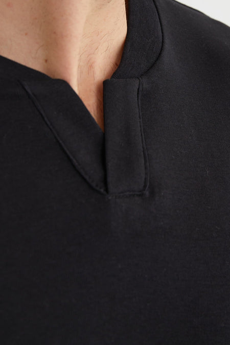 Basic V-Neck Ribbed Bodysuit - MALLTURK