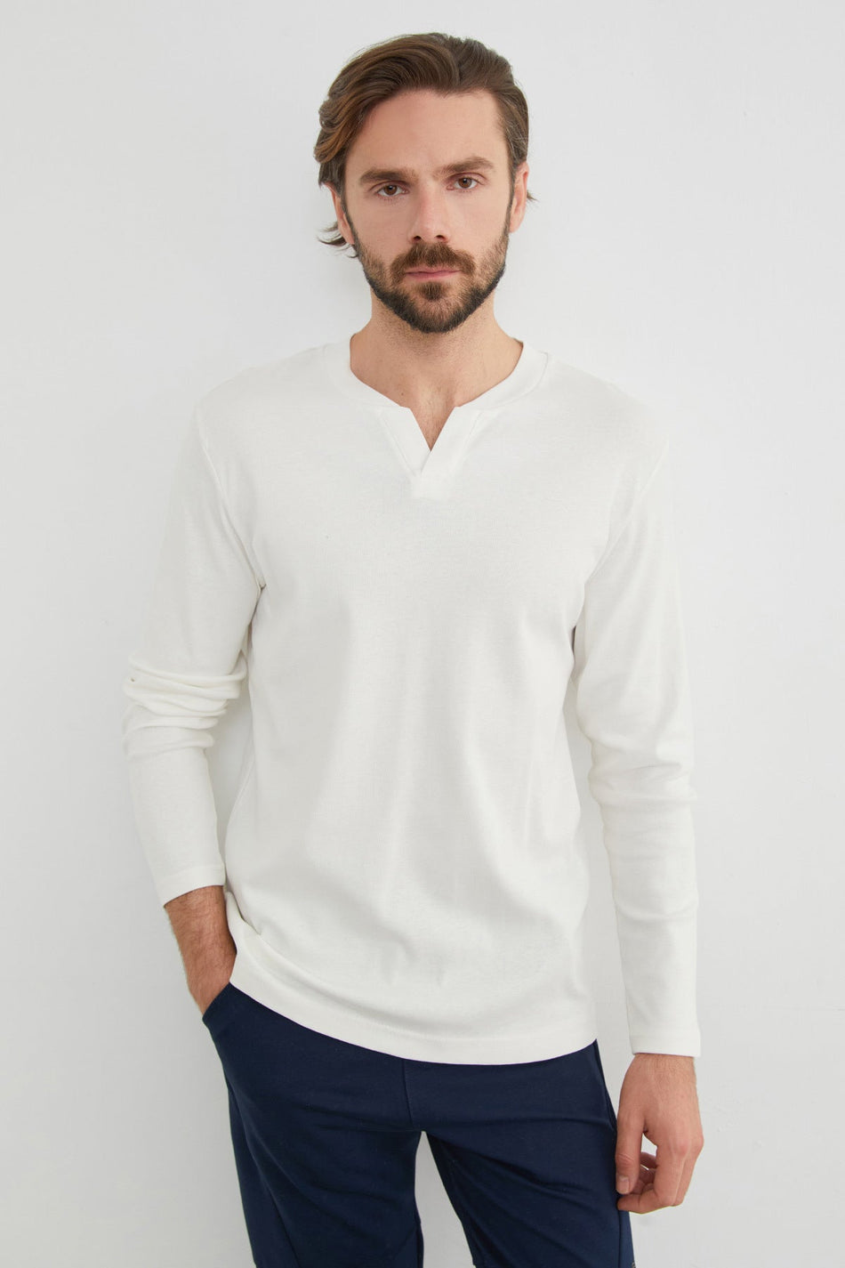 Basic V-Neck Ribbed Bodysuit - MALLTURK