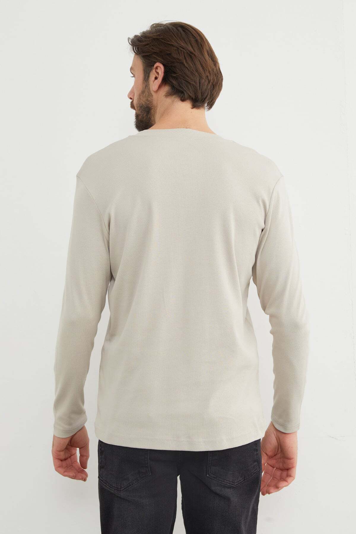 Basic V-Neck Ribbed Bodysuit - MALLTURK