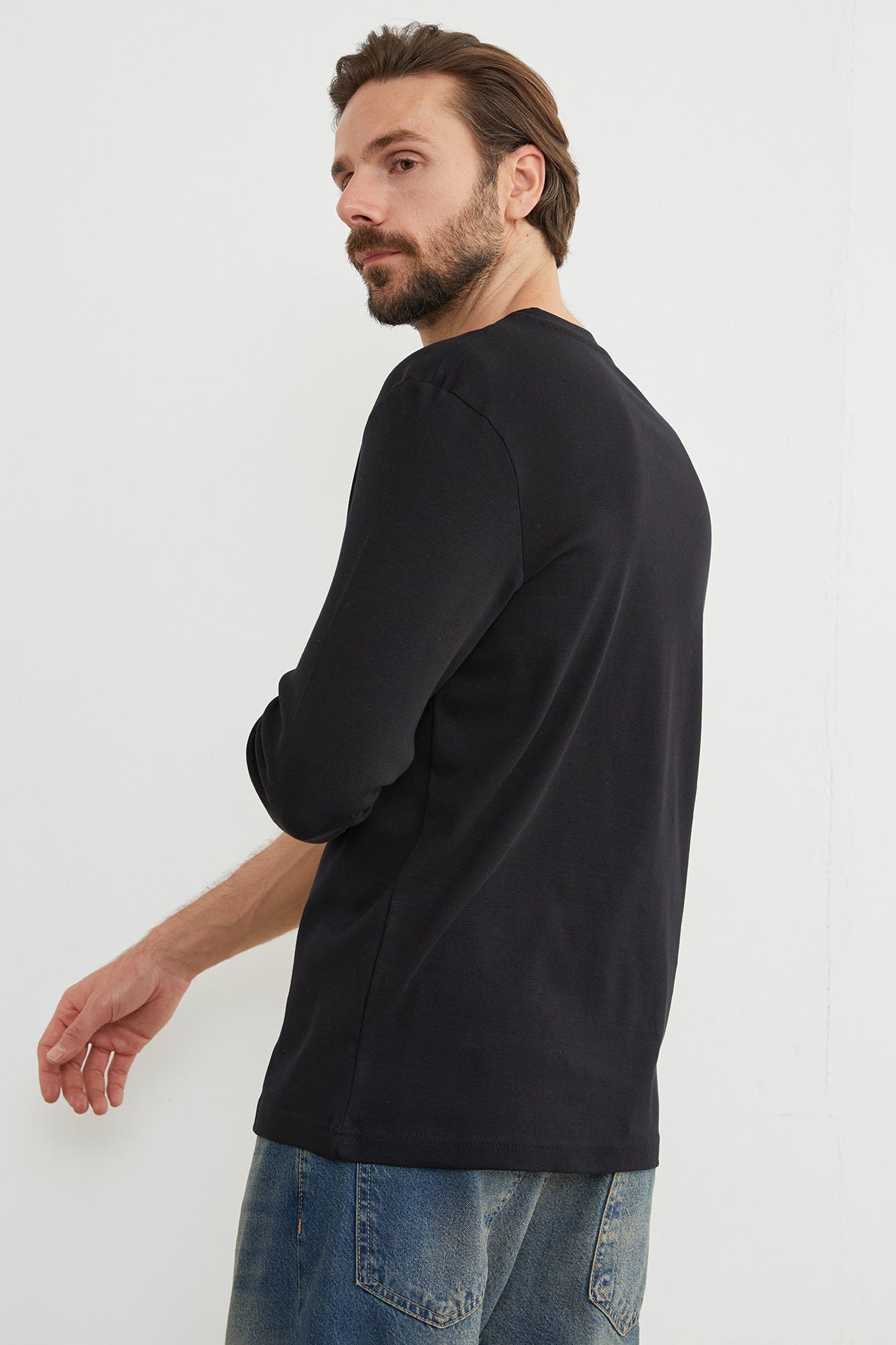 Basic V-Neck Ribbed Bodysuit - MALLTURK