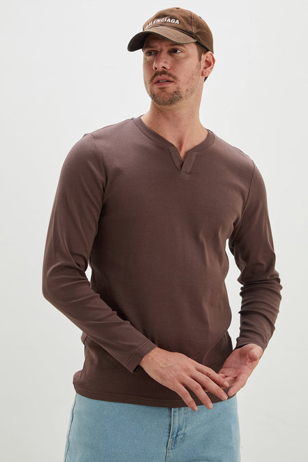 Basic V-Neck Ribbed Bodysuit - MALLTURK