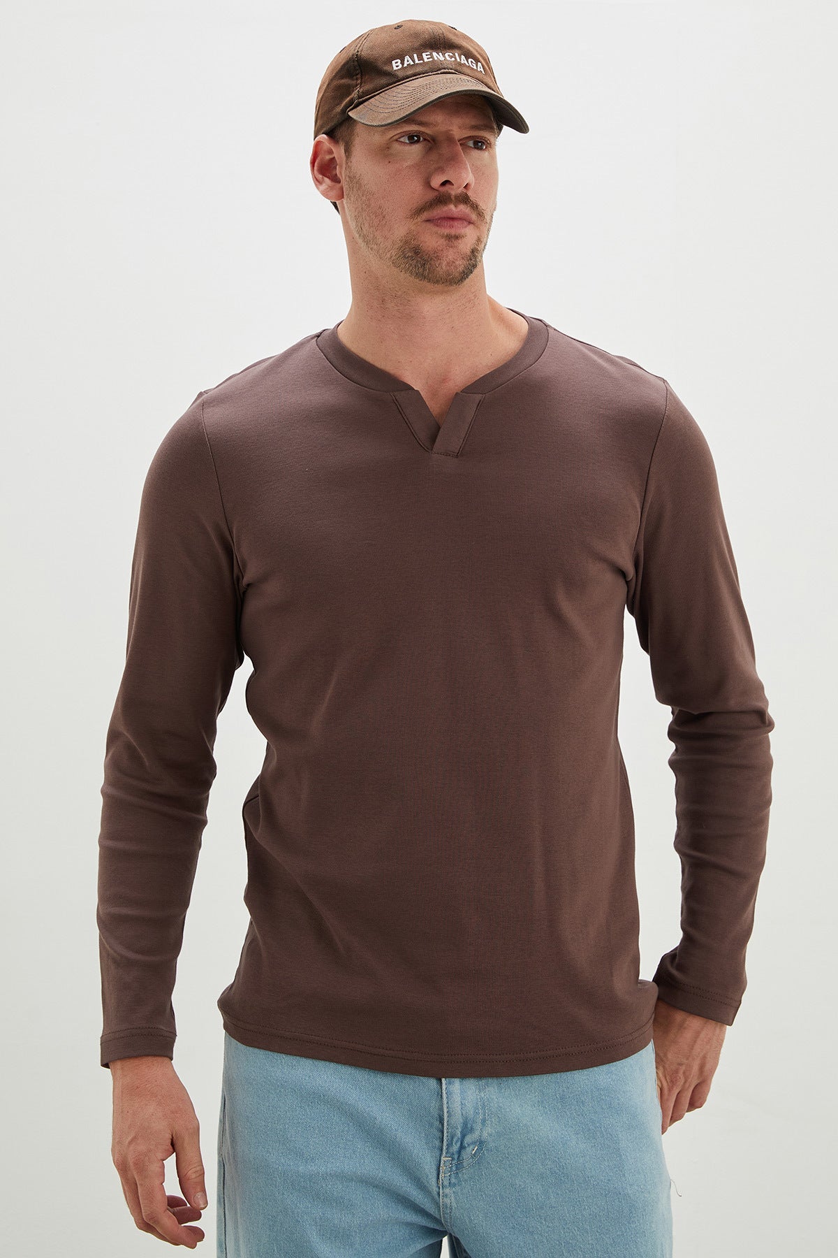 Basic V-Neck Ribbed Bodysuit - MALLTURK