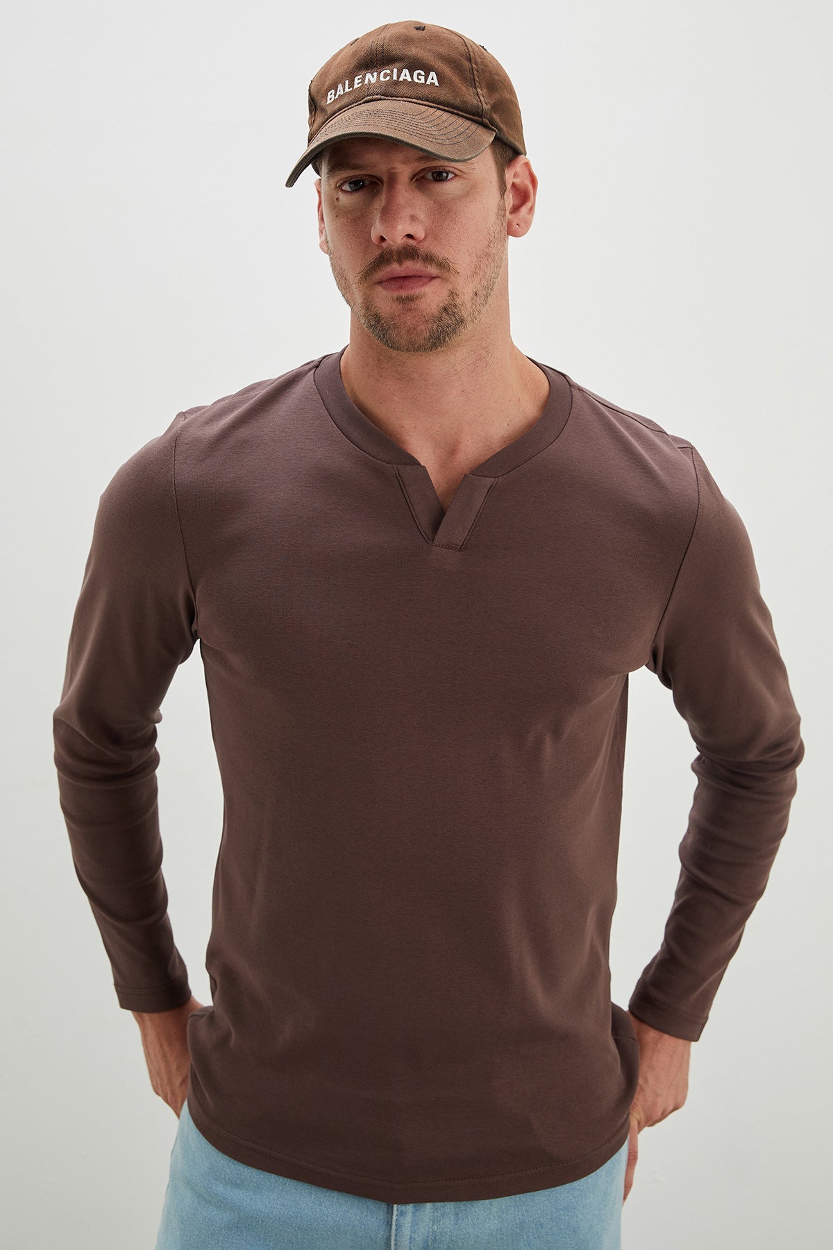 Basic V-Neck Ribbed Bodysuit - MALLTURK