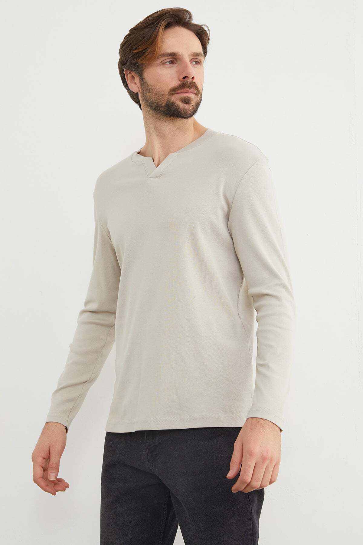 Basic V-Neck Ribbed Bodysuit - MALLTURK