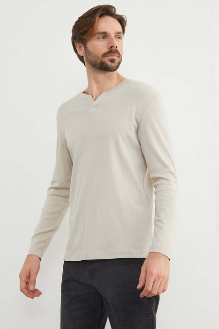 Basic V-Neck Ribbed Bodysuit - MALLTURK