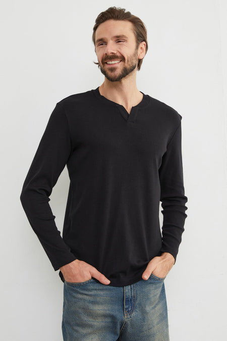 Basic V-Neck Ribbed Bodysuit - MALLTURK