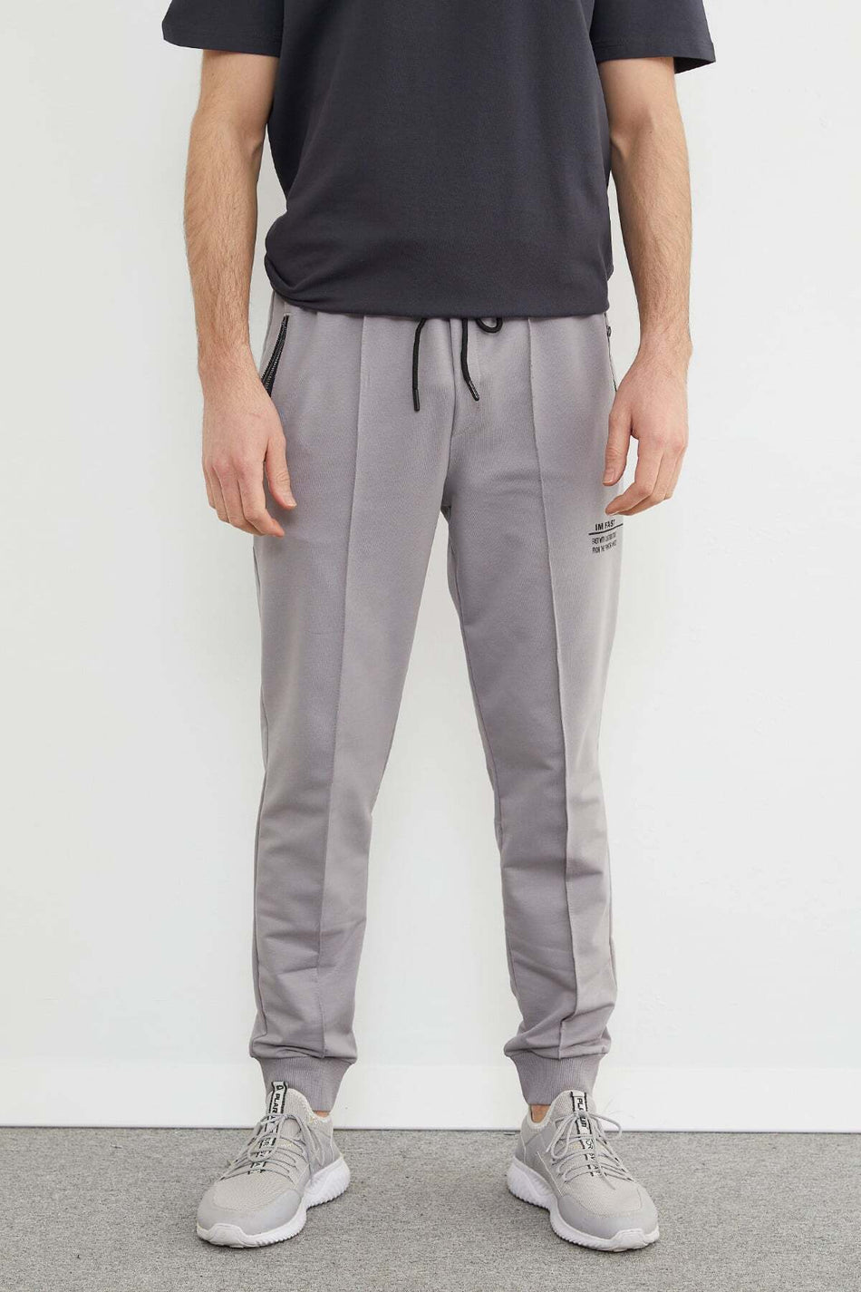 Beli Lace-Up Green Jogger Sweatpants - MALLTURK