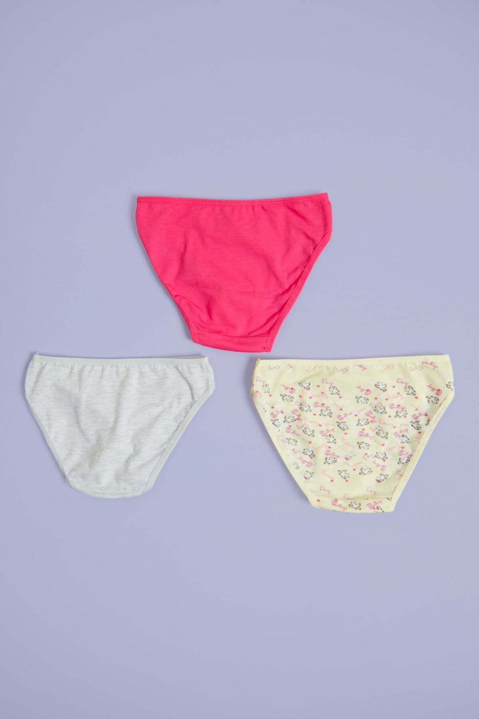 Bird Printed 3-Piece Girls' Panties - MALLTURK