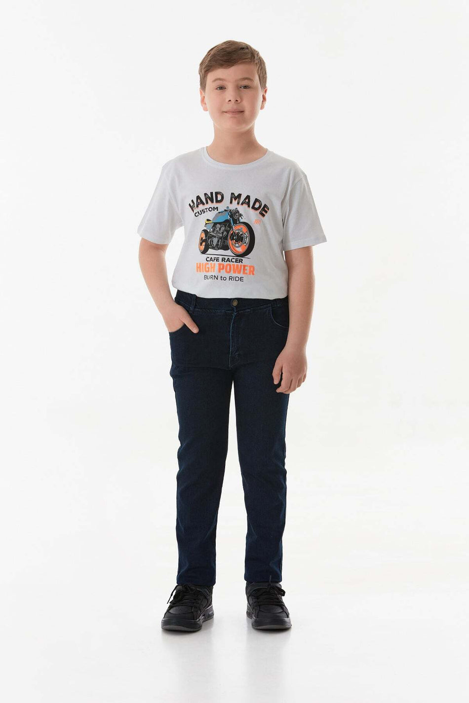 Boy's Jean with Elastic Waist - MALLTURK