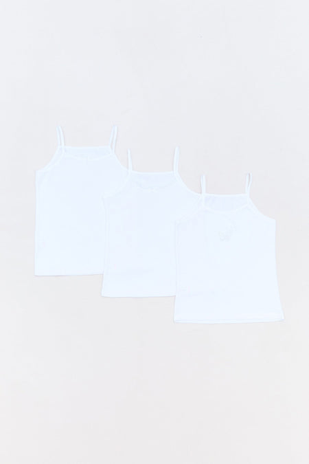 Butterfly Stone 3-Piece Girls' Undershirt - MALLTURK
