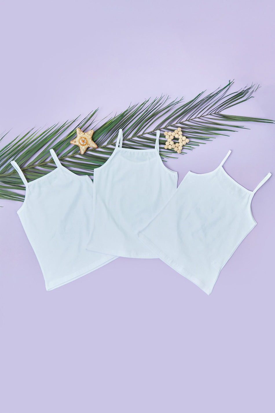 Butterfly Stone 3-Piece Girls' Undershirt - MALLTURK