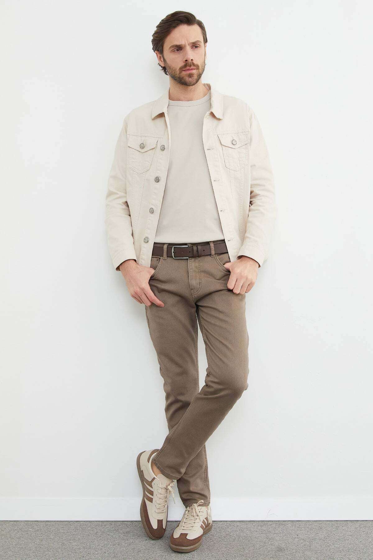Buttoned Pocket Denim Jacket - MALLTURK