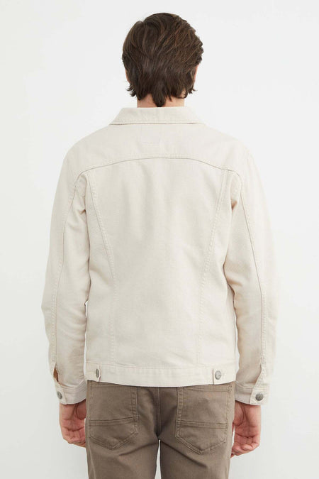 Buttoned Pocket Denim Jacket - MALLTURK