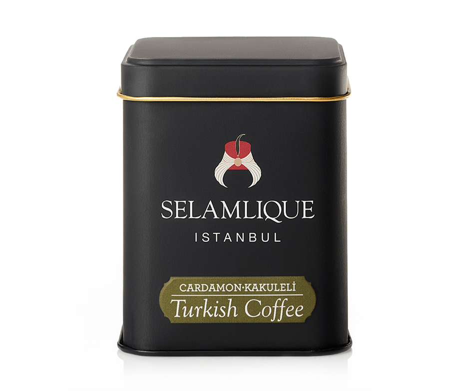 Коробка турецкого кофе Selamlique с кардамоном, 125 г — 4.41 унции