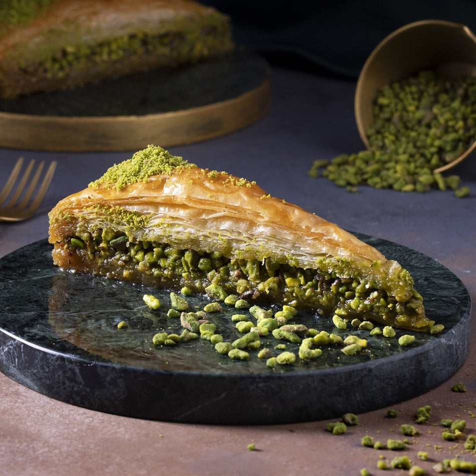 Pistachio Carrot Slice Baklava, Carrot Slice, Karakoy Gulluoglu
