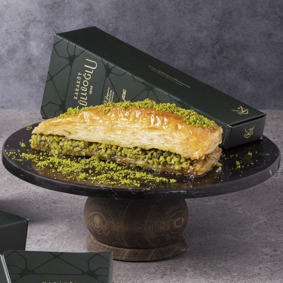 Pistachio Carrot Slice Baklava, Carrot Slice, Karakoy Gulluoglu