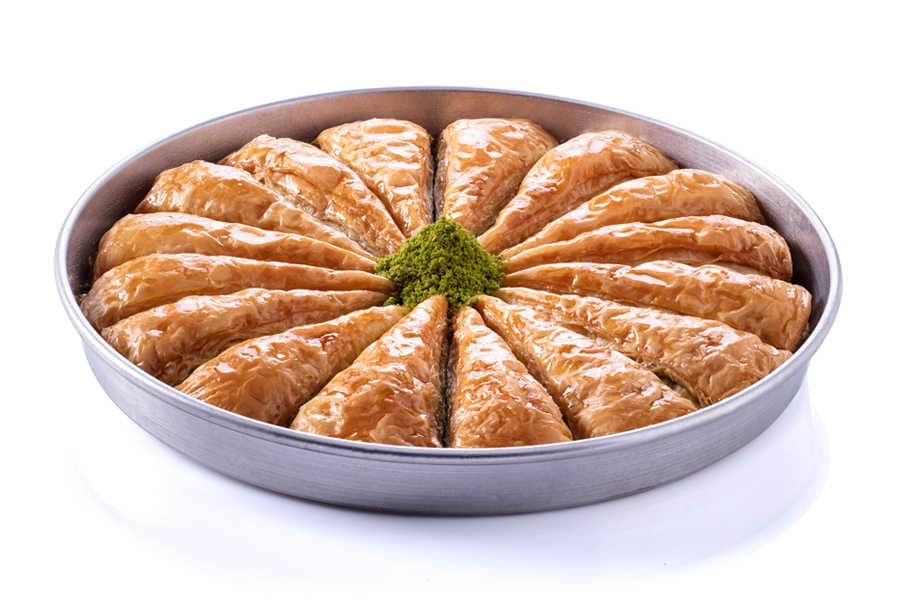 Pistachio and Carrot Slice Baklava (1 Tray) – 2.0 kg (4.40 lbs)