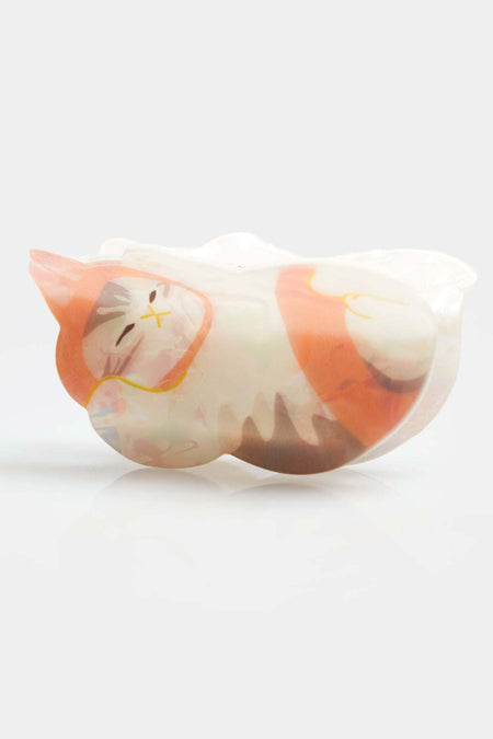 Cat Figured Bone Peg Buckle - MALLTURK