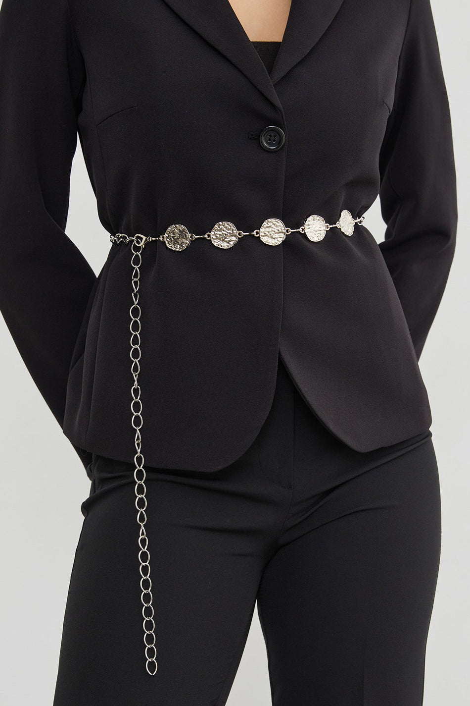 Chain Belt with Round Plate Detail - MALLTURK