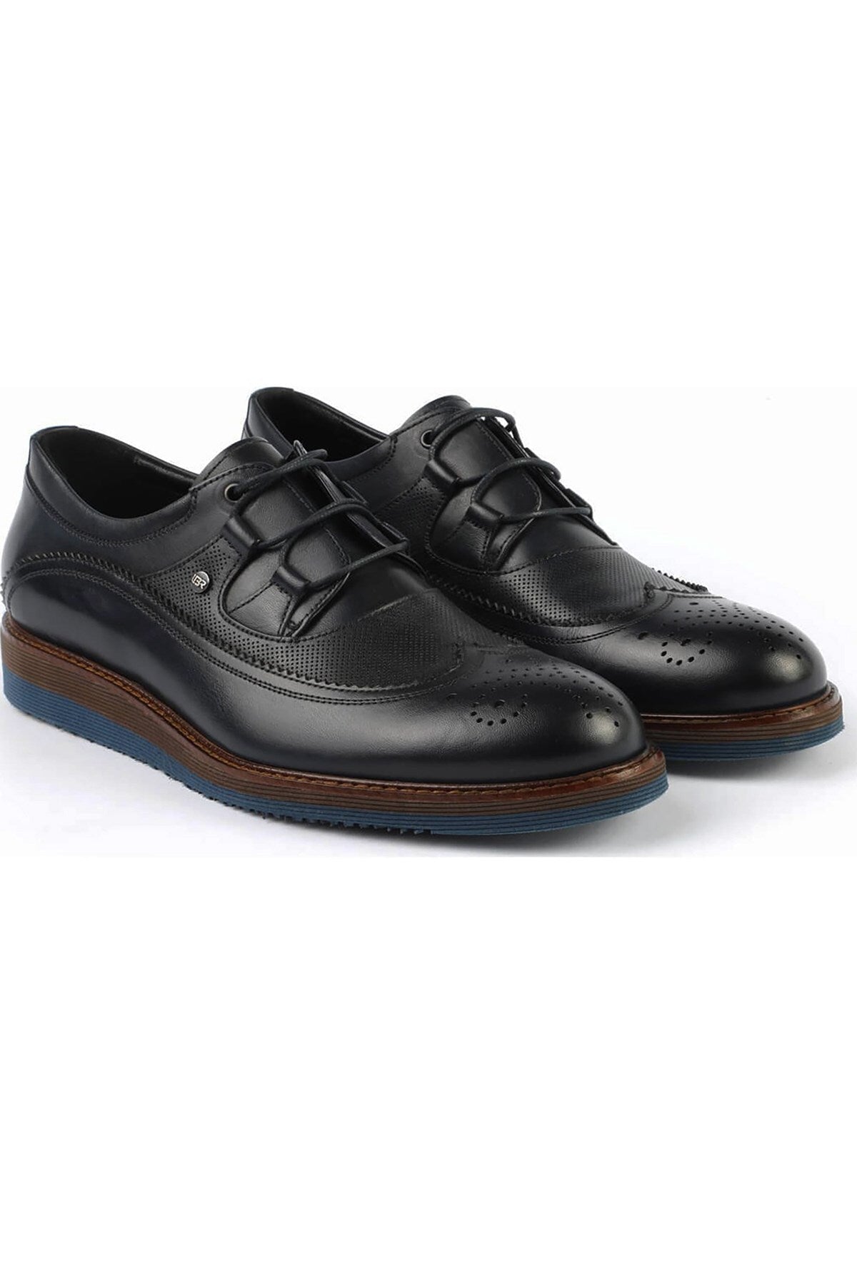 Clays 2902 Men's Classic Shoes - Navy Blue - MALLTURK
