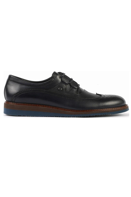 Clays 2902 Men's Classic Shoes - Navy Blue - MALLTURK