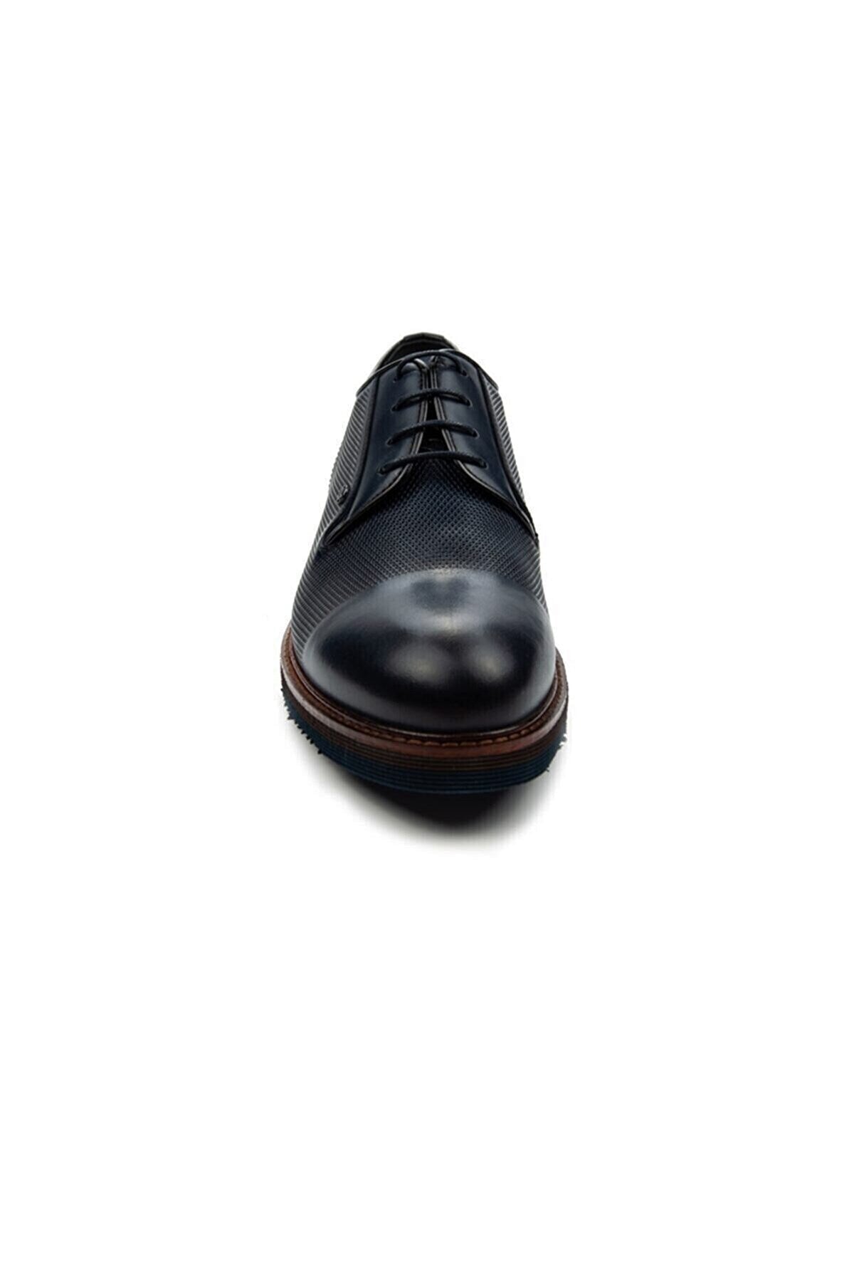 Cleysmen 3052 Men's Classic Shoes - Navy Blue - MALLTURK