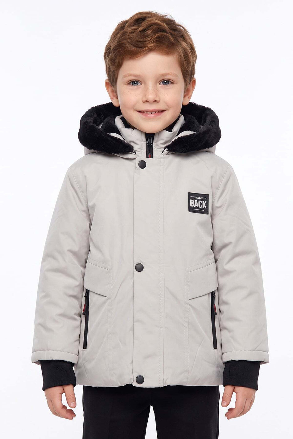 Coat with Hood and Crest for Boys - MALLTURK