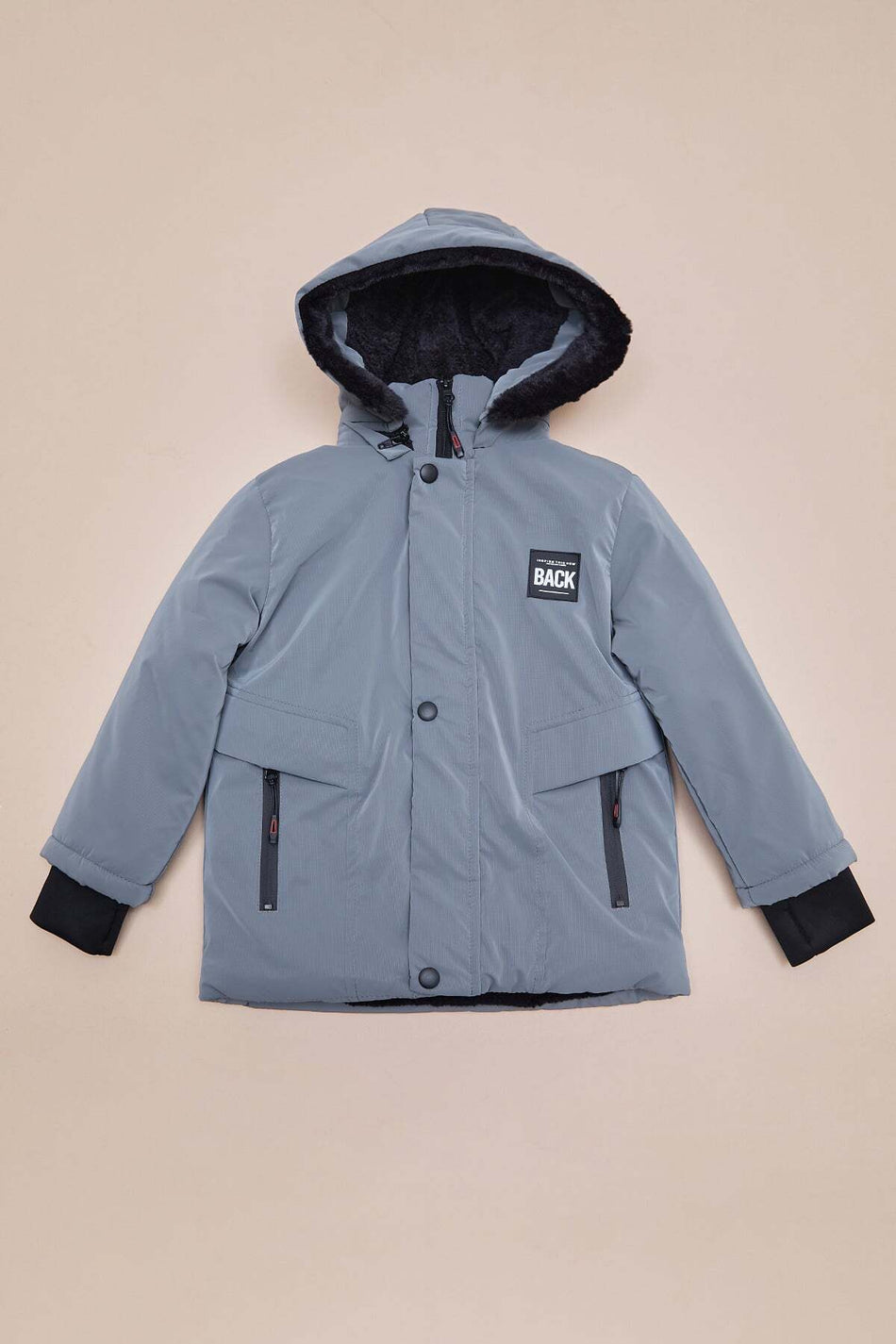 Coat with Hood and Crest for Boys - MALLTURK