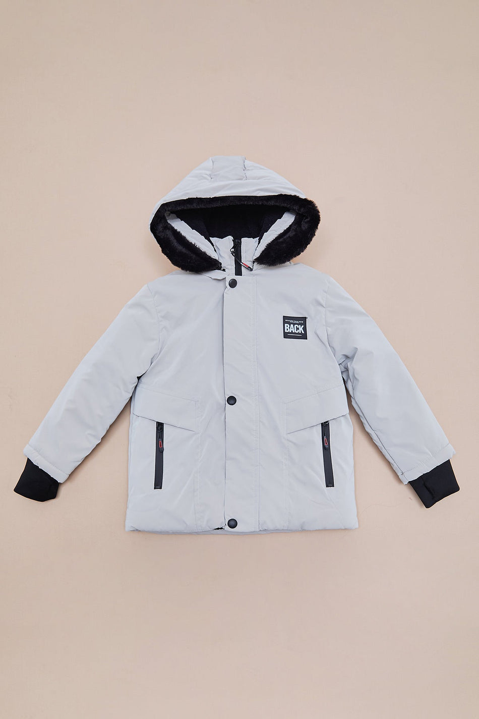 Coat with Hood and Crest for Boys - MALLTURK