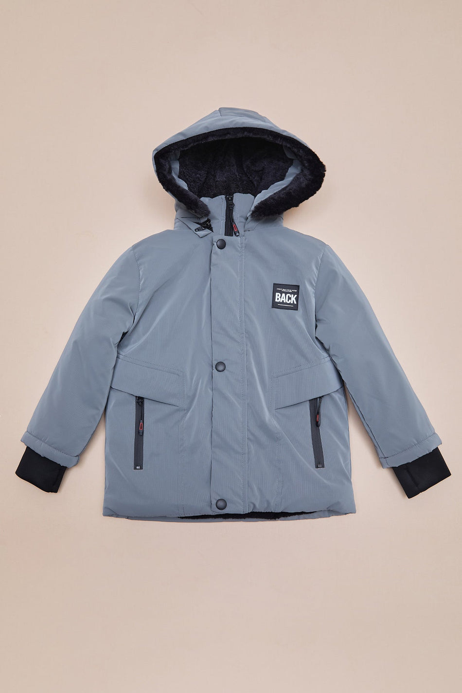 Coat with Hood and Crest for Boys - MALLTURK