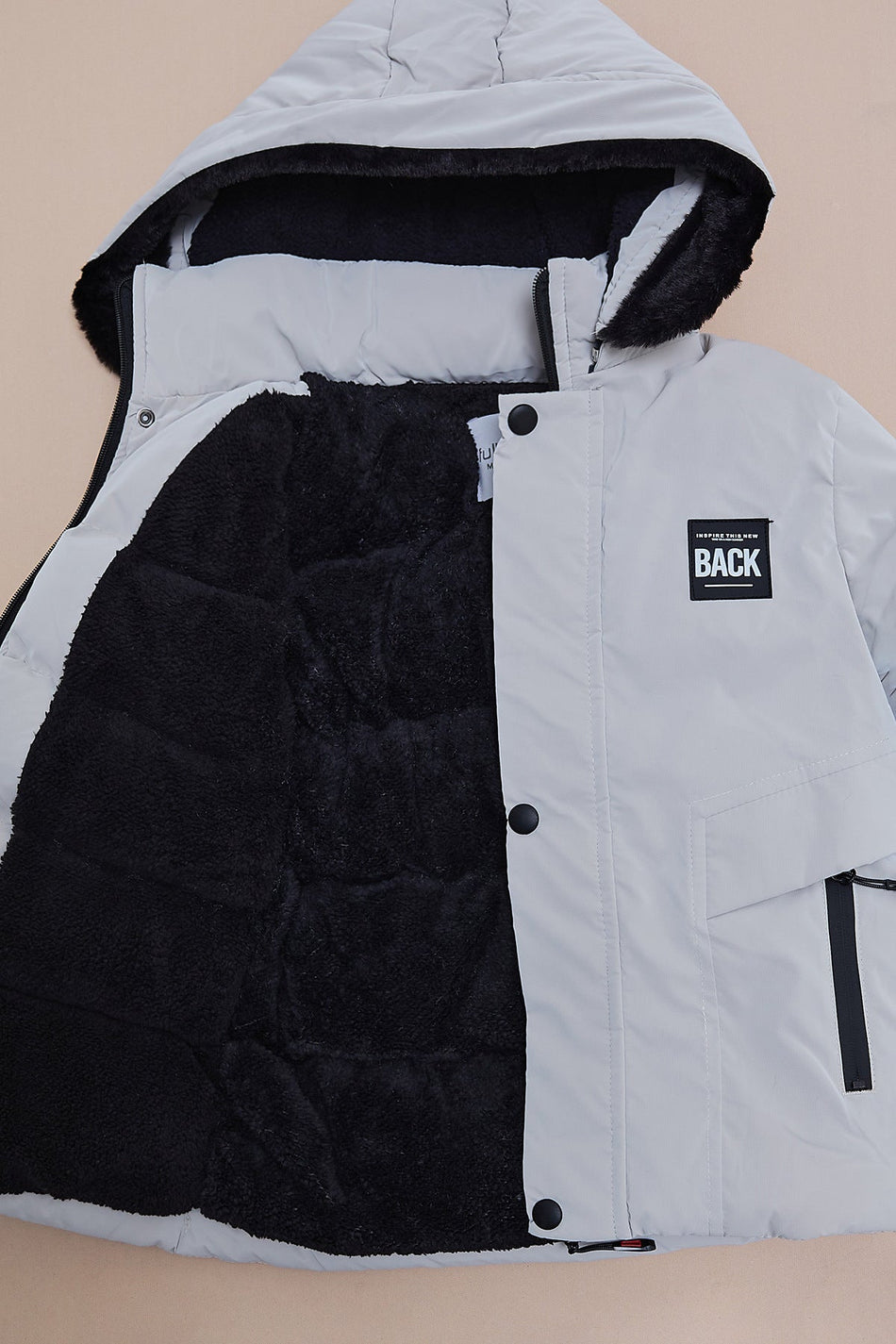 Coat with Hood and Crest for Boys - MALLTURK