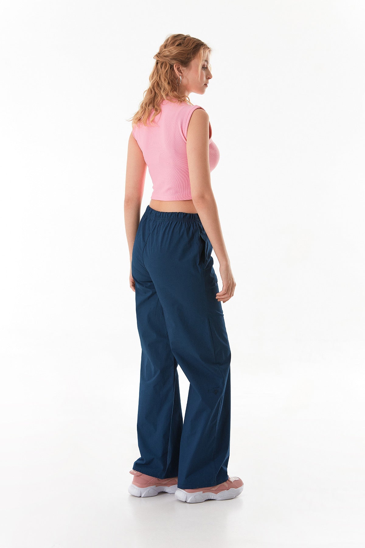 Corded Crew Neck Crop T-Shirt - MALLTURK