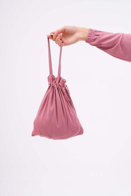 Cotton Bag Prayer Dress Hijab Dress with Elastic Ankles - MALLTURK