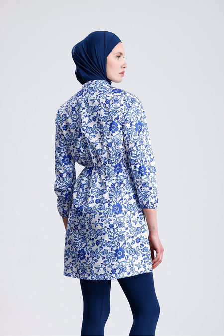 Covered Water Repellent Parachute Hijab Swimsuit - MALLTURK