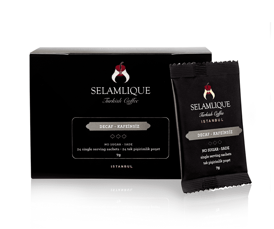 Пакетики турецкого кофе без кофеина Selamlique, 24 штуки