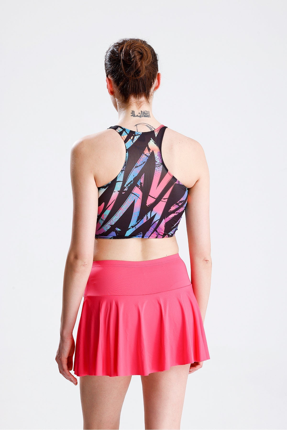 Double Suit Shorts Skirt Crop Swimsuit - MALLTURK