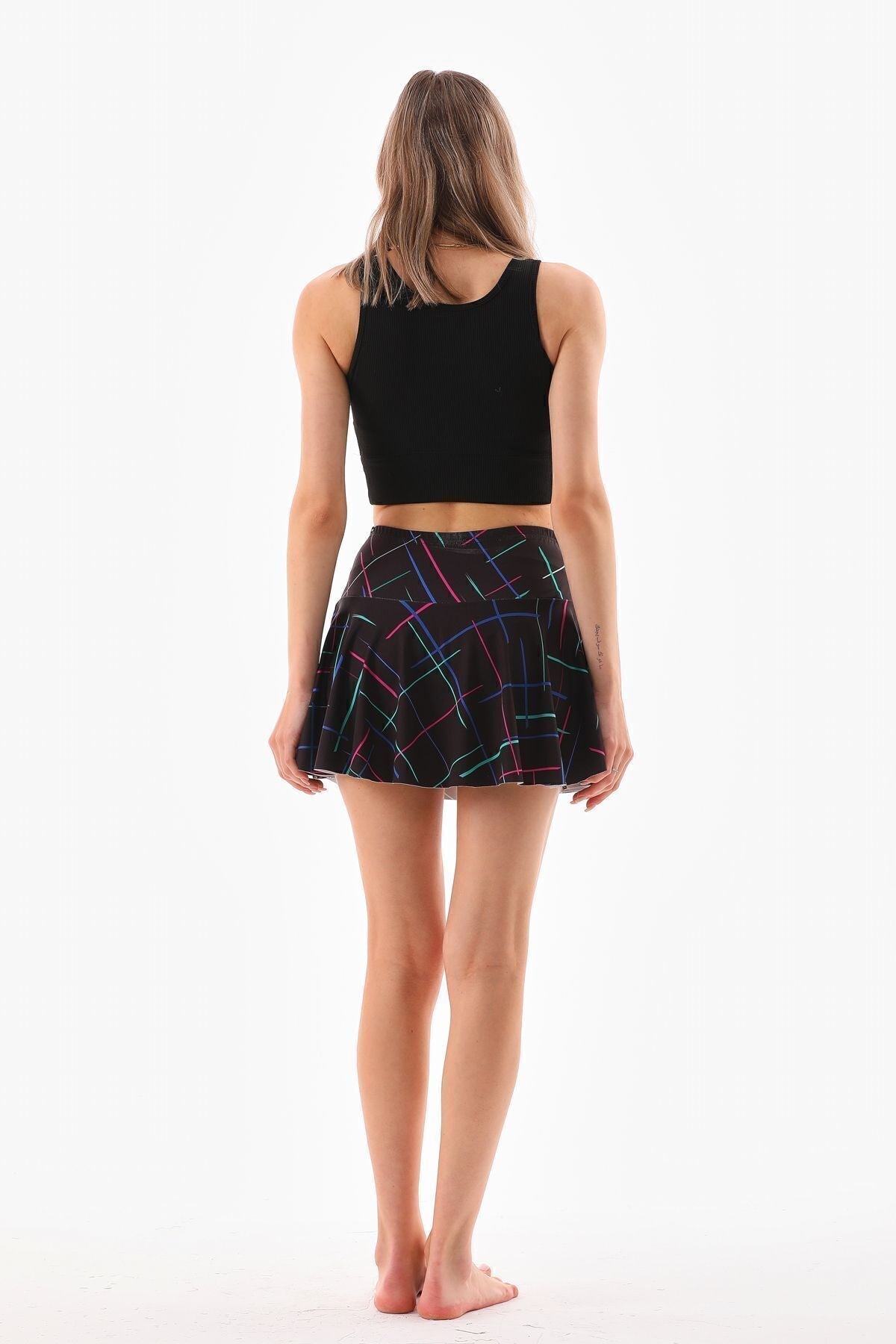 Double Suit Shorts Skirt Crop Swimsuit Light - MALLTURK