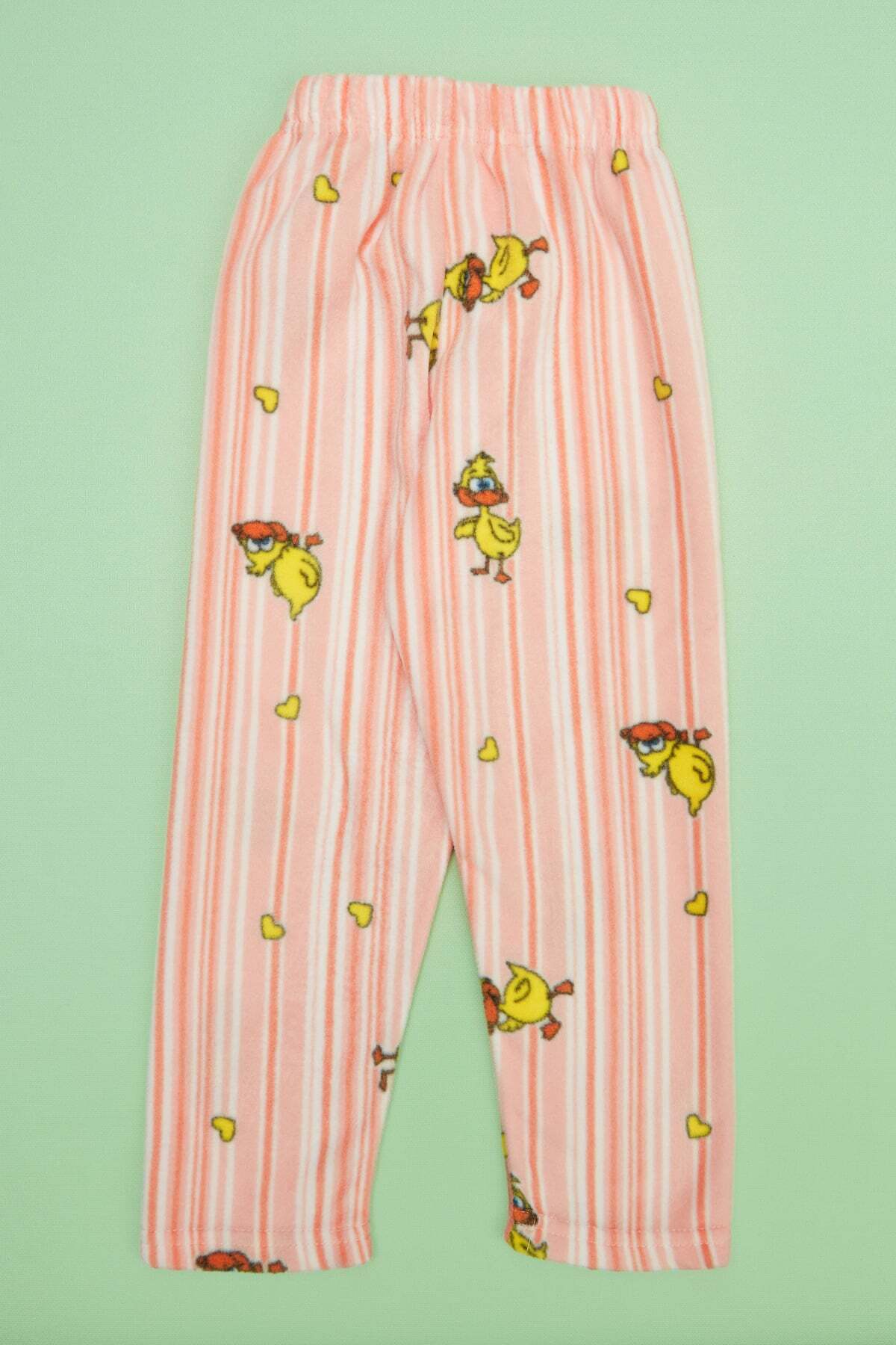 Duck Patterned Fleece Unisex Children's Pajama Bottoms - MALLTURK