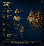 Turkish Mosaic Wall Lamp