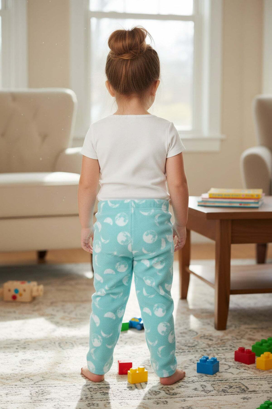 Elastic Waist Ay Printed Unisex Children's Fleece Pajama Bottoms - MALLTURK