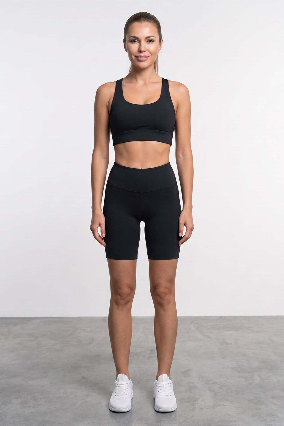 Elastic Waist Diving Fabric Sports Shorts Leggings - MALLTURK